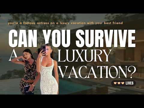Can You Survive a Luxury Vacation as a Famous Actress? | Interactive Aesthetic Video