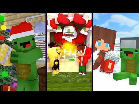 Potatocheck dodges a punch 😨 | Minecraft Mix #minecraft