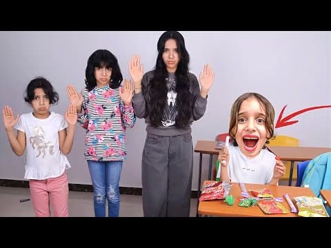 قصة شفا ومارية  وكيف تنمرت على الطالبات واخدتلهم حلوياتهم 😱