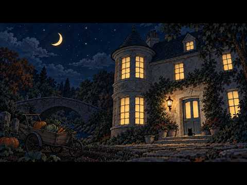 a peaceful harvest evening in the 1940s 🍂 | soft vintage oldies jazz | read, relax & sleep