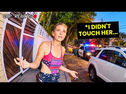 Racist Karen Terrorizes Stranger, Then Snaps on Police