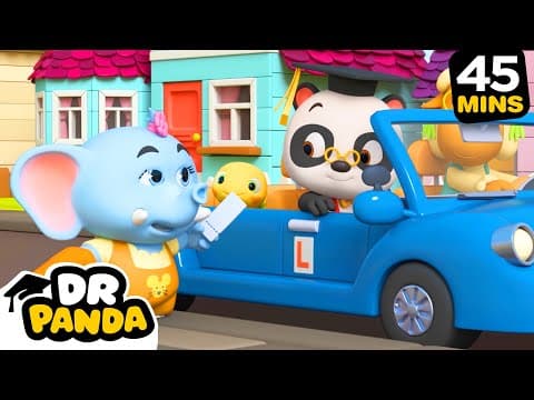 🐼🚔 Driving Panda + More! | NEW COMPILATION | Dr. Panda