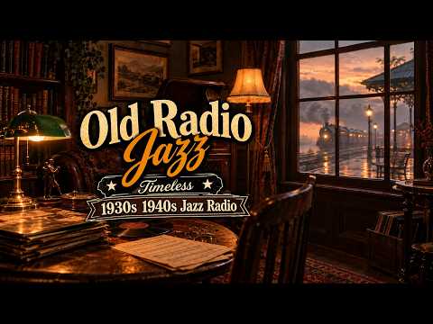 Old Radio Jazz 📻 Timeless 1930s 1940s Jazz Radio & Cozy Lounge Vibes | Vol.17