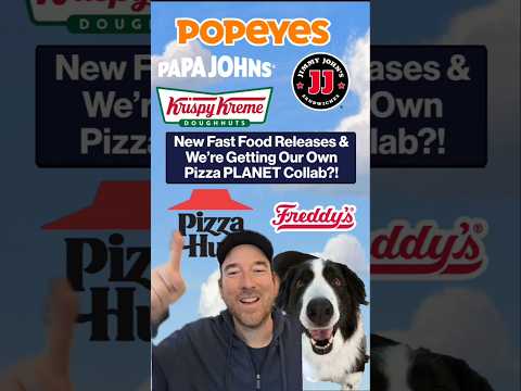 New Fast Food Releases + Toy Story Pizza?! 🍕🤯 #fastfood #pizza