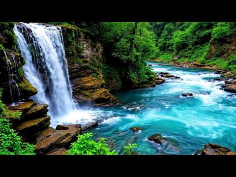 Natural Forest Ambience with Gentle Water Flow for Study Meditation Inner Peace and Stress Relief