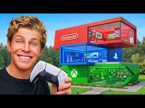 I Built My Ultimate DREAM Gaming House! 