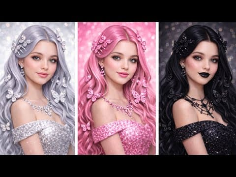From tomboy to glamorous girl! 💘 The most incredible transformation ✨