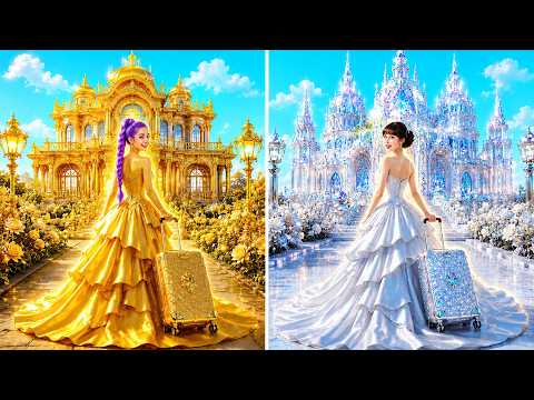 Gold vs. Silver Huntrix Makeover! Cool Creative Hacks for K-Pop Demon Hunters ✨