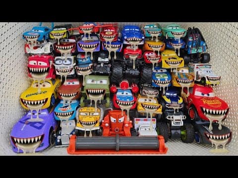 Disney Pixar Cars Unboxing Review | Lightning McQueen, Tow Mater, Chick Hicks, Sally Carrera, Cruz
