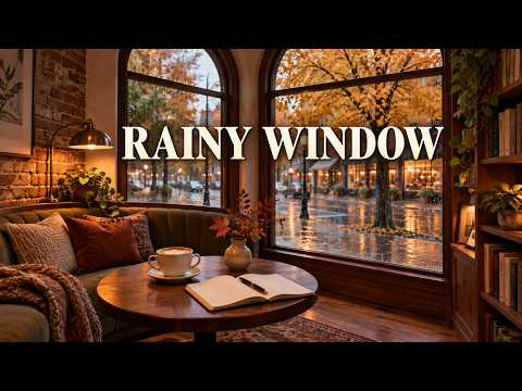 Rain at the Café Window — Soft Jazz & Bossa Nova for Focus