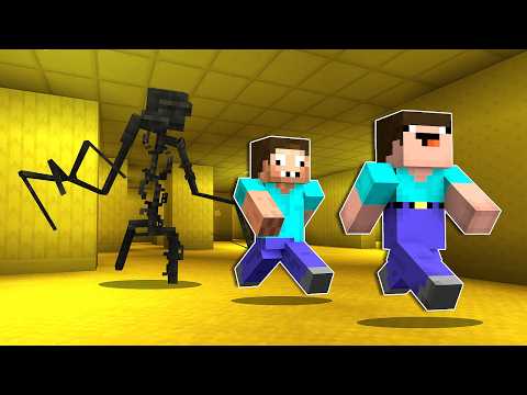 НУБ И ПРО ПОПАЛИ В ЗАКУЛИСЬЕ В МАЙНКРАФТ ! НУБИК ПРОТИВ МОНСТРОВ БЭКРУМС В MINECRAFT