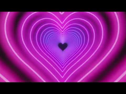 2 Hour Infinite Heart Tunnel 💜✨ | Pink & Purple Aesthetic (No Sound)