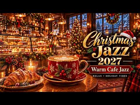 Christmas Jazz Cafe & Smooth Piano Jazz - Cozy Holiday Music for Relax, Study and Work