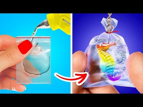 너무 사랑스러운 20가지 이상의 미니어처 공예품! 😍 집에서 만들 수 있는 최고의 미니어처 DIY