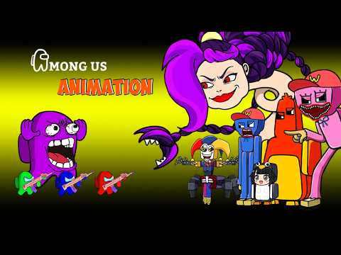 [어몽어스 Among Us] Squid Game :Gugugaga Penguin | Tsunami | Poppy Playtime - AMONG US FUNNY ANIMATION