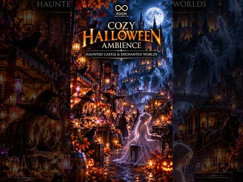 Cozy Halloween Ambience 🎃 Haunted Castle &amp; Enchanted Worlds 👻 #Shorts