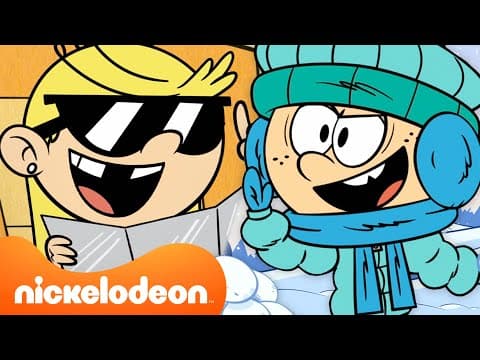 Bienvenue chez les Loud | 60 minutes de vacances chaotiques avec les Loud ! ☃️☀️ | Nickelodeon