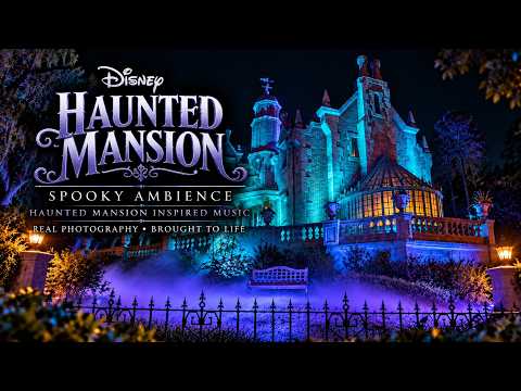 Haunted Mansion at Night | Spooky Ambience & Haunted Mansion Inspired Music