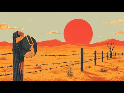 Red Sun Fence | Psychedelic Western Rock Chill | 2 Hours