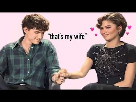 Tom Holland & Zendaya being husband and wife for 10 minutes straight
