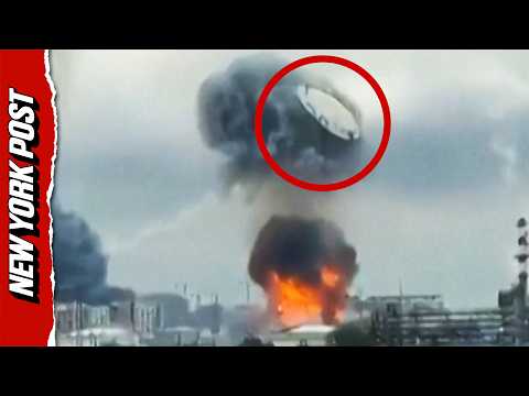 Ukraine's Largest Drone Attack on Moscow BLOWS Massive Oil Storage Lid Sky High