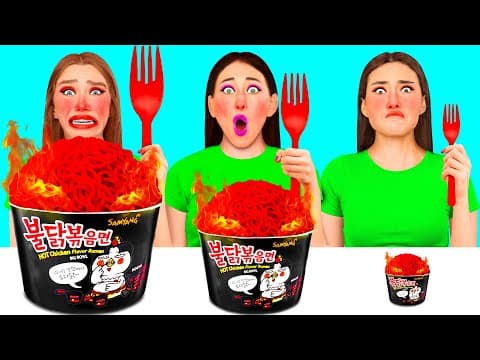 Big, Medium and Small Plate Challenge | Amazing Culinary Moments by TeenTeam Challenge