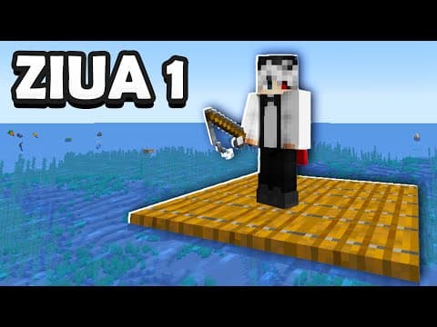 Bat Minecraft Pe O Lume Numai cu Ocean OP!