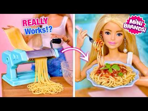 Testing Mini Appliances That ACTUALLY Work! (Barbie Size?)