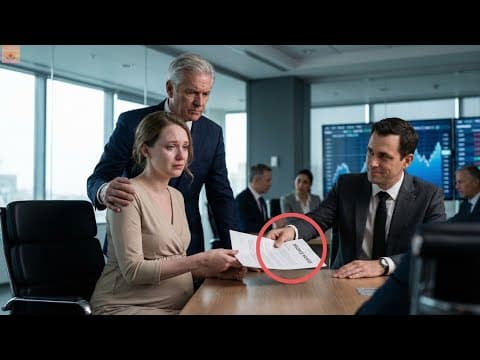 Er unterschrieb die Scheidung… ohne zu ahnen, dass ihr Vater längst seine Firma übernommen hatte