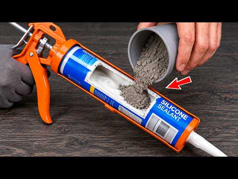 Mix CEMENT with SILICONE and😱 Billions of People Don't Know This Secret