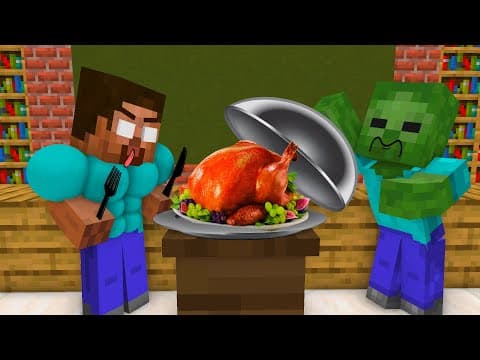 COOKING CHALLENGE - Minecraft Animation