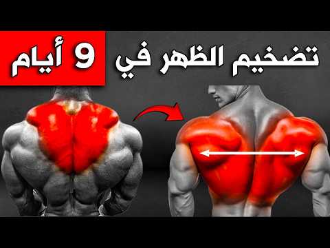 6 تمارين رهيبة لتضخيم وتعريض الظهر ستجعلك دبابة بشرية حرفيا .. (للأعمار بين 17 إلى 57 سنة)