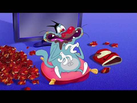 Oggy và những chú gián tinh nghịch | bữa tiệc sô cô la | S04E16 | phim hoạt hình