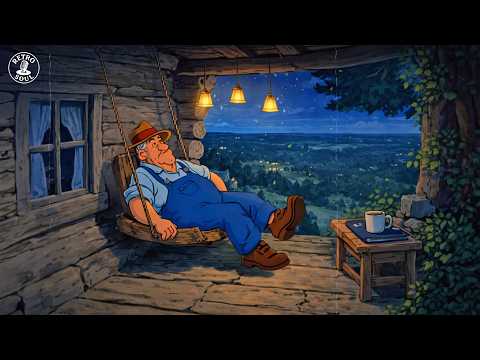 A Quiet Summer Night on the Porch — Grandpa Resting with Soft Retro Oldies & Country Night Ambience