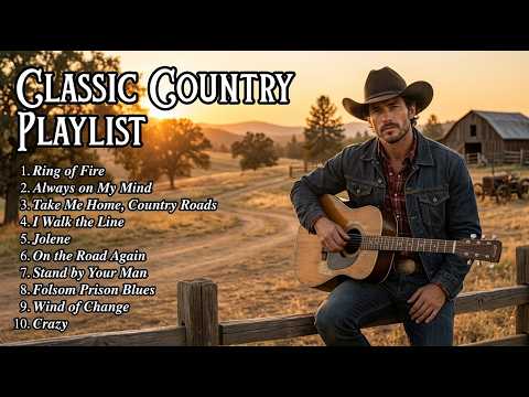 Take Me Home Country Roads, Always on My Mind, Green Green Grass of Home – Classic Country Music