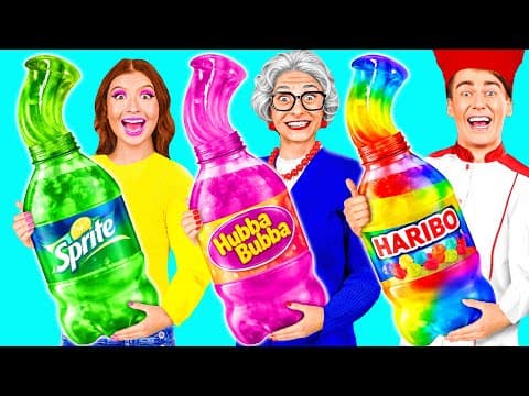 Cabaran Memasak Saya vs Nenek | Idea Gila untuk Memasak