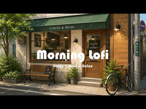 A Quiet Morning at the Café ☕🌿 | Cozy Lofi Beats to Study, Relax & Focus