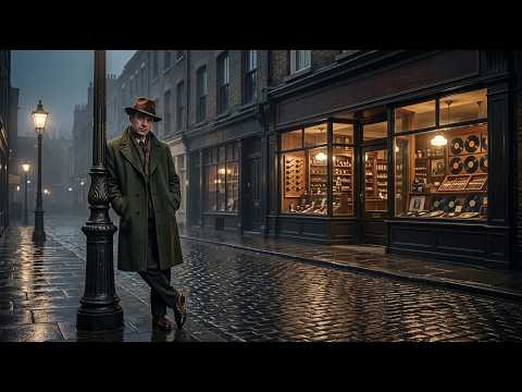 Quiet Cup Noir — 1 Hours of 1940s–1950s Jazz for Focus & Unwind | Rainy Night Diner Mood