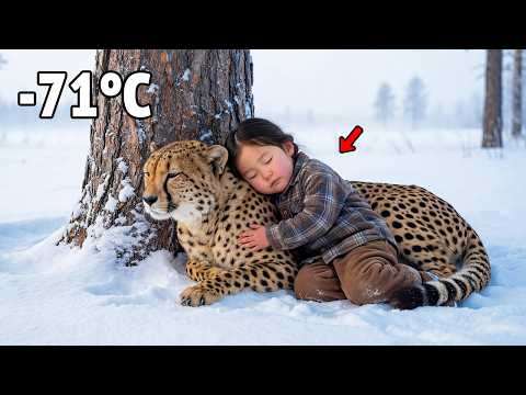 At −71°C, a Wild Cheetah Found a Lost Little Girl… What It Did Next Shocked Everyone
