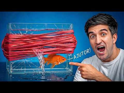 AM PUS 1000 DE ELASTICE pe ACVARIU… si a CEDAT 😱