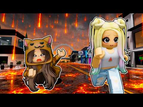 SURVIVE the LAVA STORM in Brookhaven Roblox with Mandarina