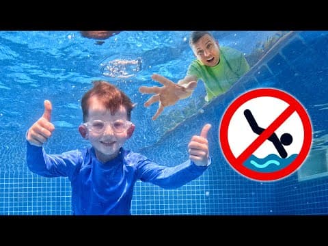 مغامرات مضحكة في المسبح!