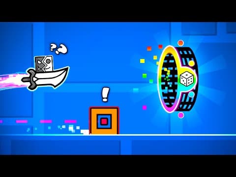 Гонка на СЛУЧАЙНЫХ ПОРТАЛАХ в Geometry Dash