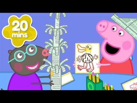 Crazy CRAFTING 🎨 Newspaper MOUNTAIN 🏔️ Peppa Pig Full Episodes | 20 Minutes
