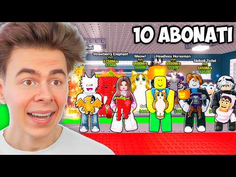 TRANSFORM 10 BAZE ale ABONAȚILOR în Steal a Brainrot...