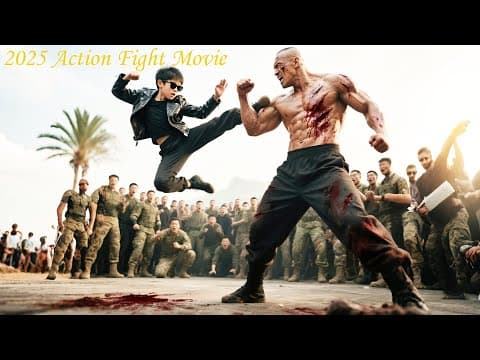 2025 Action Fight Movie: A lad is highly skilled, taking down all powerful gang enemies one by one!
