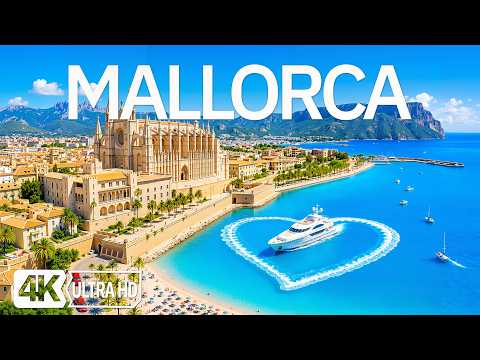 [4K] Mallorca 🇪🇸 | Spain's Hidden Island Paradise, Balearic Coast, Crystal Coves & Blue Bays