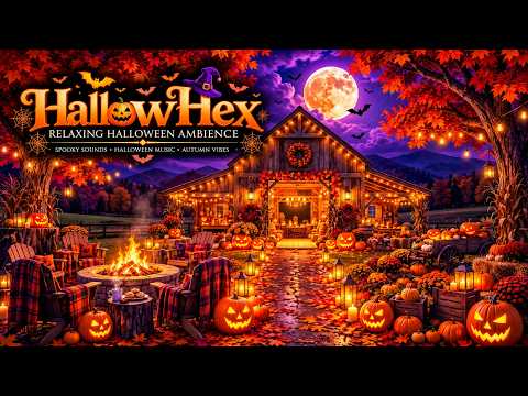 Relaxing Halloween Music 2026 🎃 Cozy Halloween Ambience 👻 Spooky Autumn Night & Fireplace Sounds