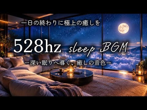 【睡眠特化】長時間聴いても疲れにくい　528hz睡眠用　　　眠りに落ちる