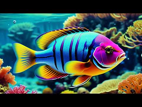 Calming Ocean Life 🌊 Relaxing Ocean Fish 4K for Deep Sleep & Stress Relief. #4k #ocean
